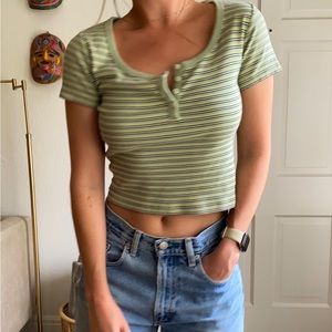 Levi’s half-button baby tee